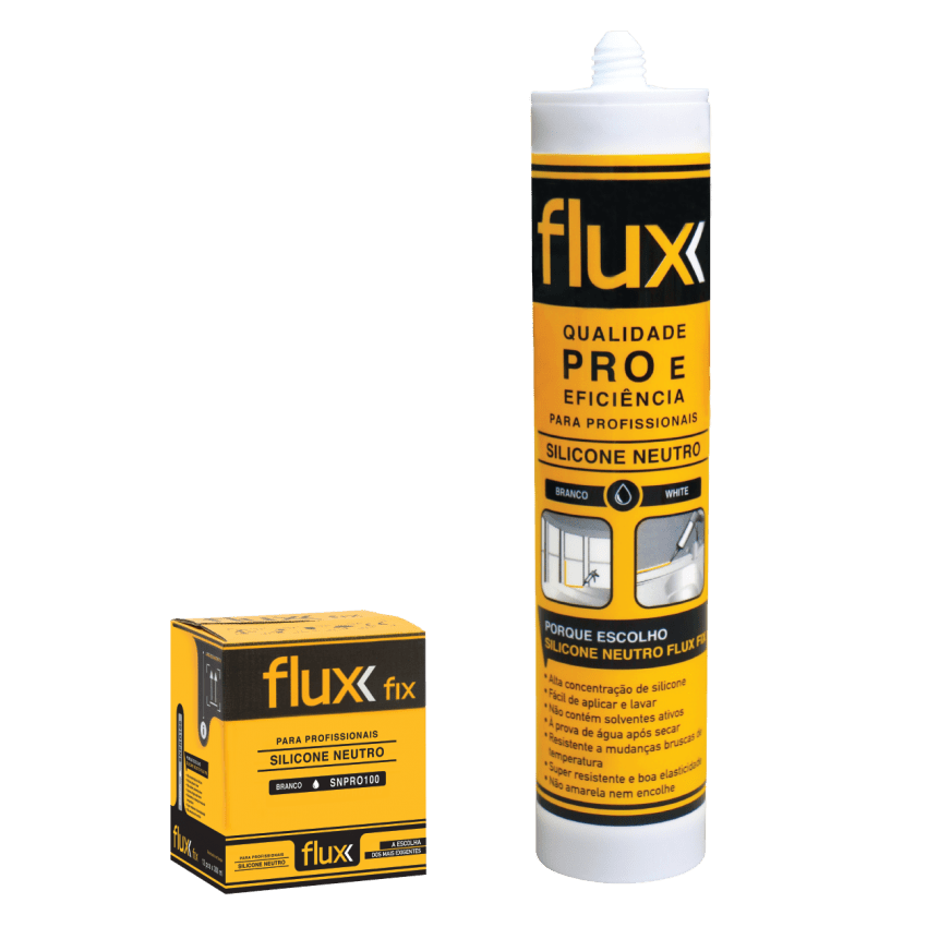 Silicone Neutro Transparente - Flux